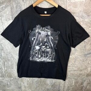 Black and white graphic tee‎ with a goth vibe  Mens Large #gothstyle